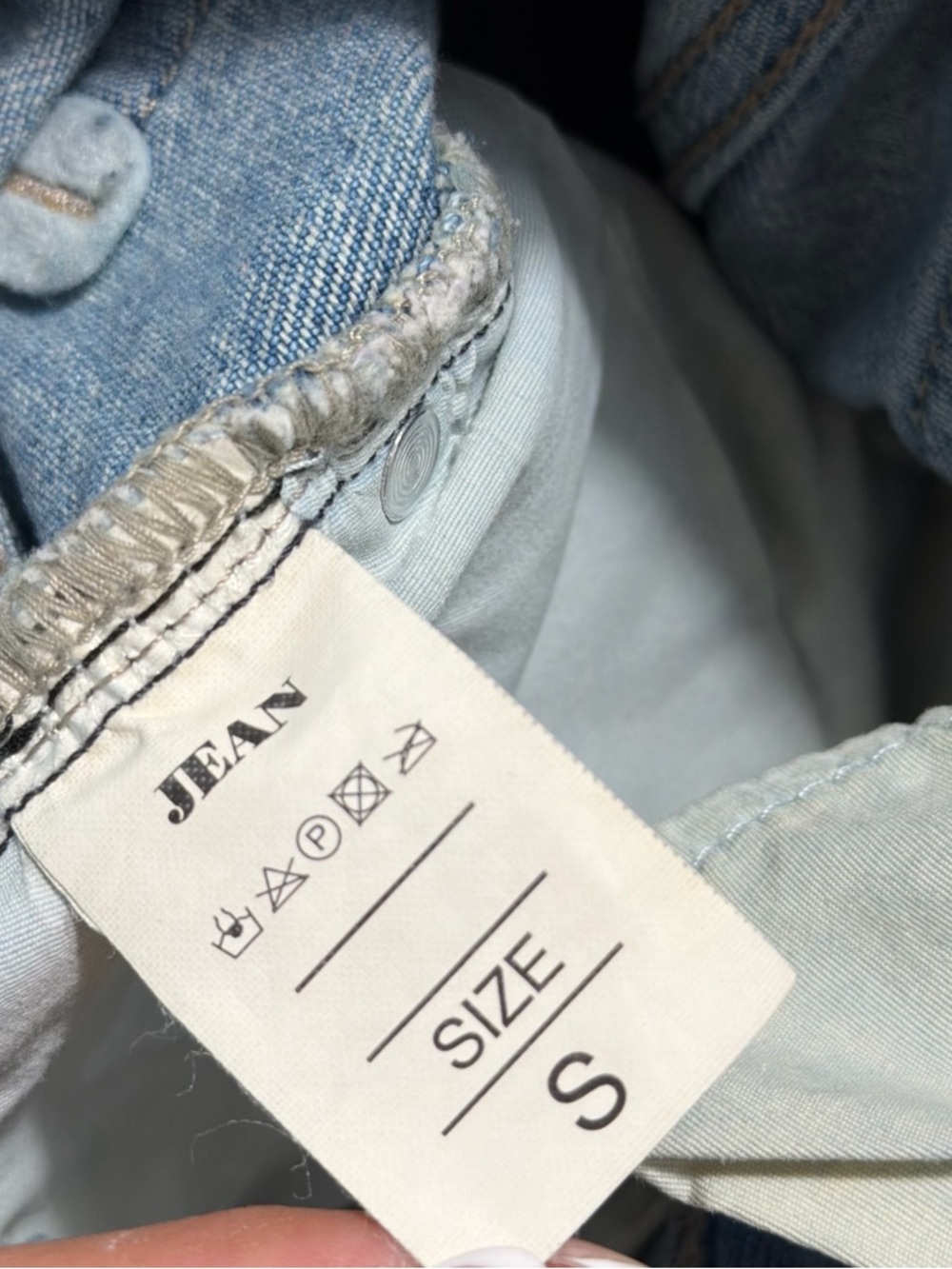 Wide Leg High-Rise Light Blue Women’s Jeans - Picture 6 of 6